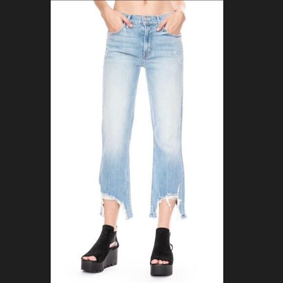 Mother Superior "Dutchie" Ankle Jeans in It's Only Make Believe Wash Size 27 - Picture 1 of 8